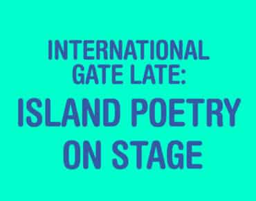 Island poetry on stage sqaure